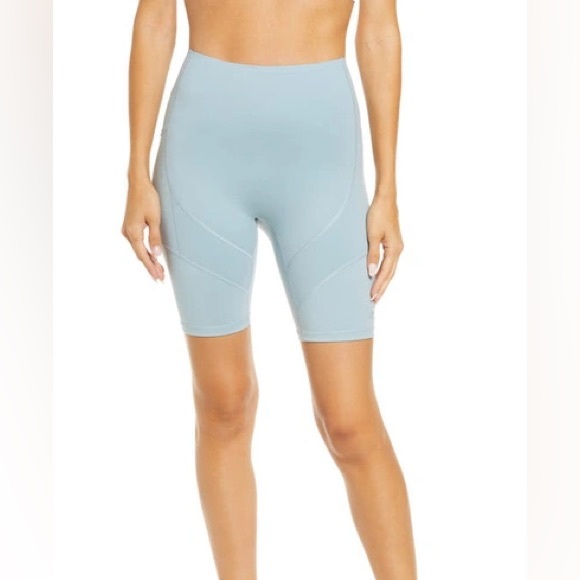 adidas Pants - Adidas Yoga Studio Pocket Shorts Magic Grey Blue